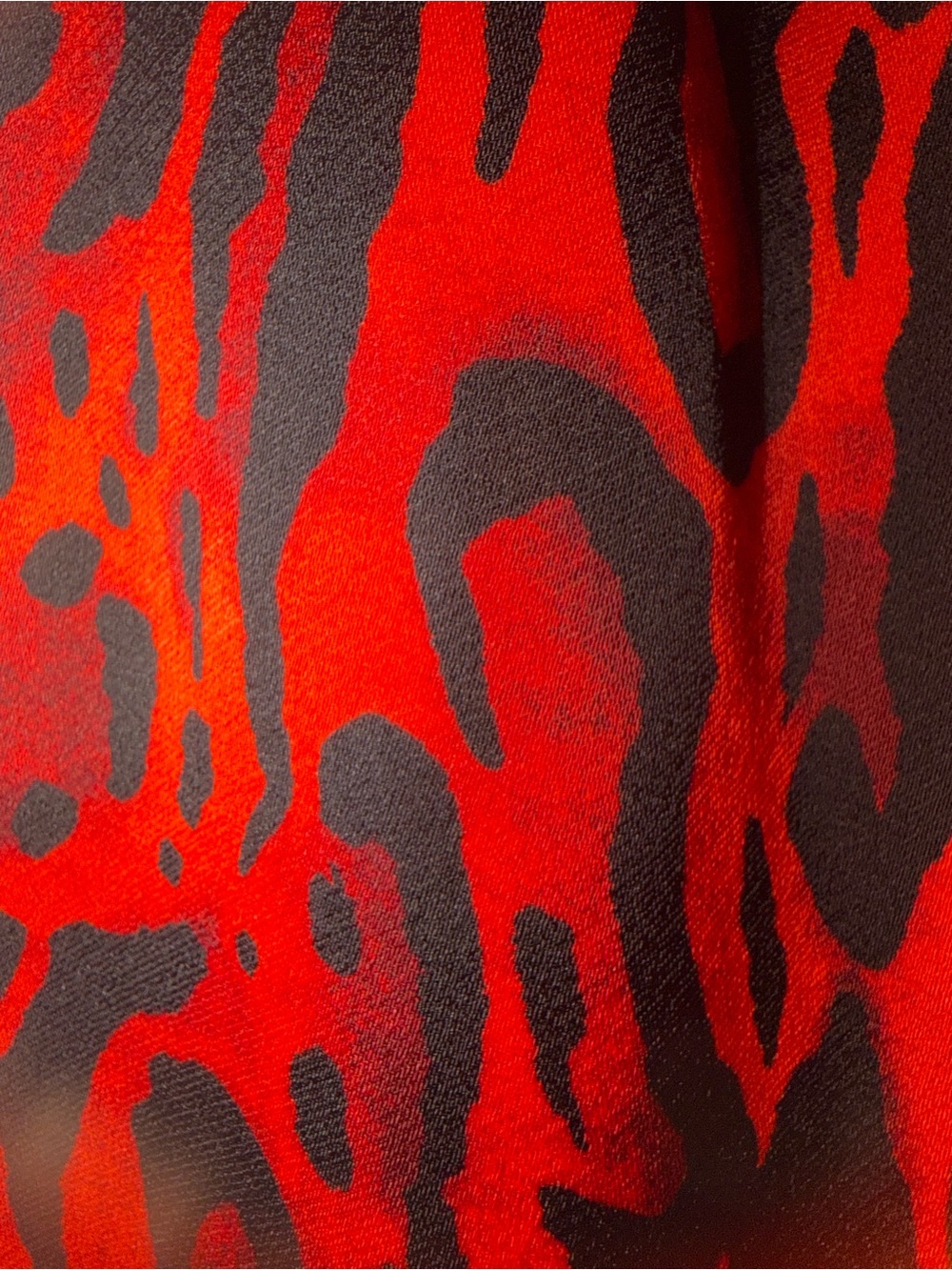 TOPSHOP Red and Black Animal Print Blazer and Trousers Set - Picture 5 of 10